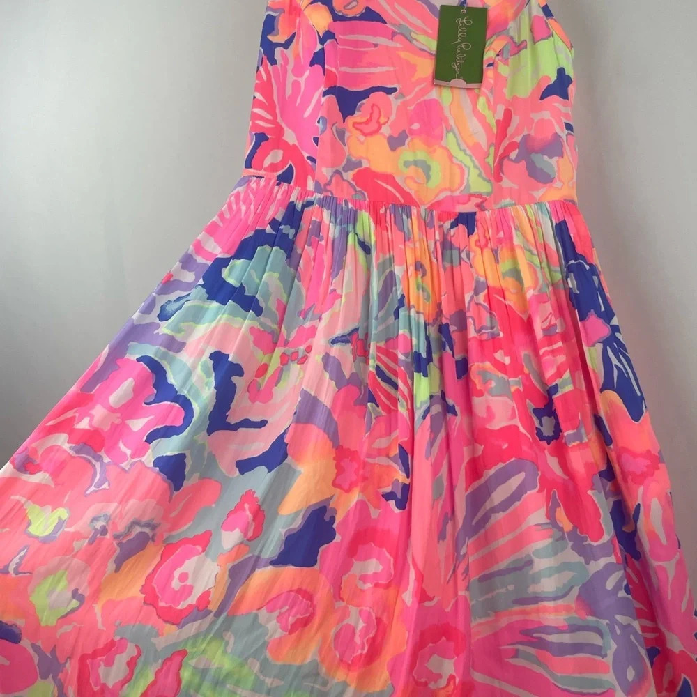 NWT Lilly Pulitzer  Kassia Dress Playa Hermosa Sz 00 - Picture 8 of 15